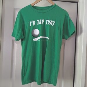 "I'd Tap That" Funny Graphic Tee Size Medium Short Sleeve